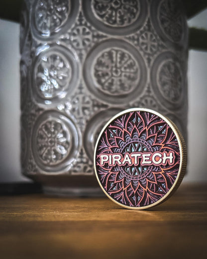 Piratech Laser Engraved Coin (Brass)