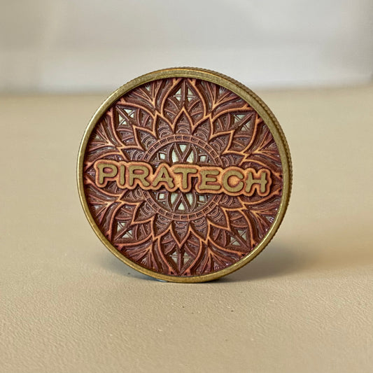 Piratech Laser Engraved Coin (Brass)