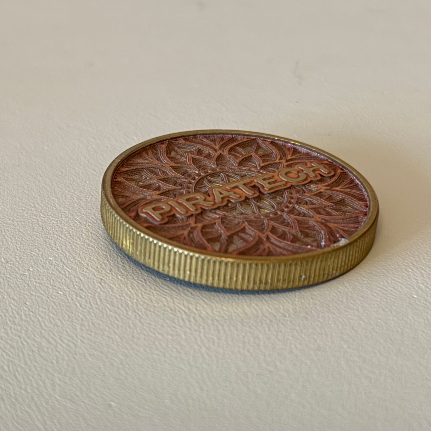 Piratech Laser Engraved Coin (Brass)